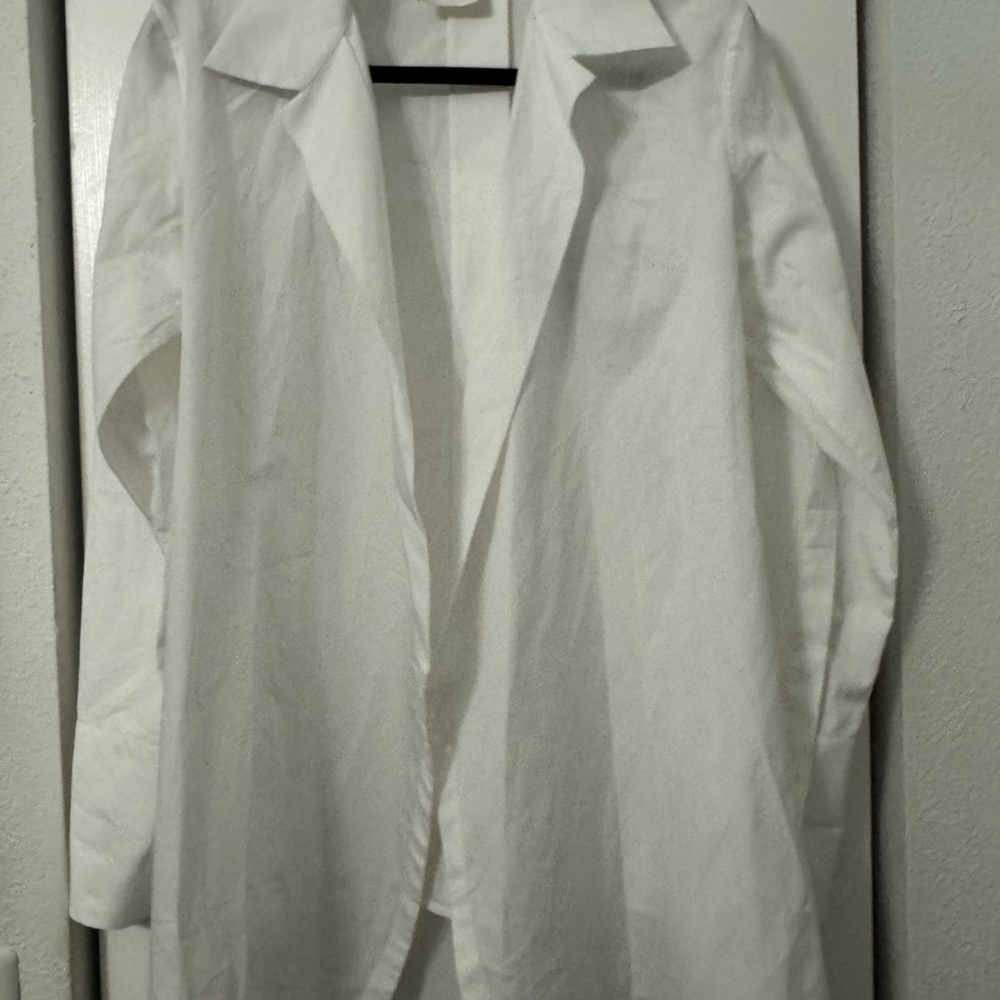 White Open Front shirt Givenchy